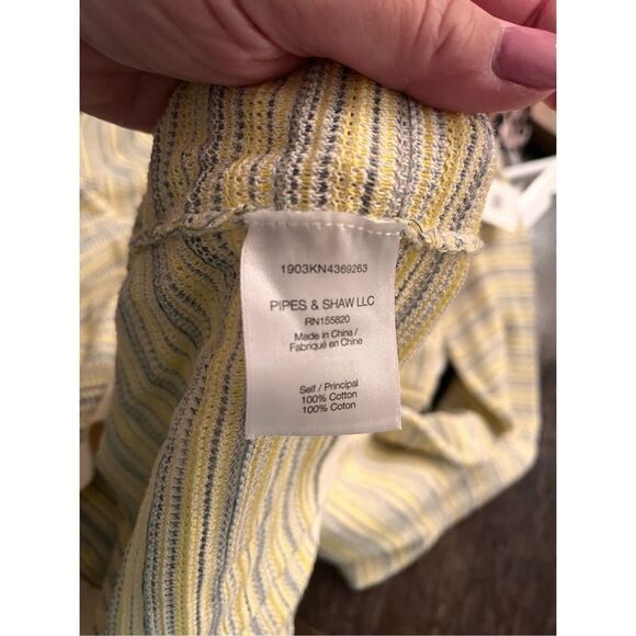 Veronica Beard Boise Sweater in Yellow Multi sz XL NWT - Picture 8 of 8